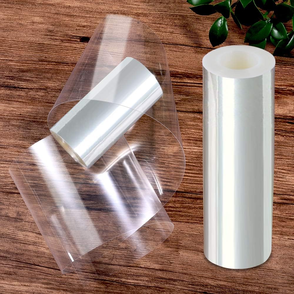Cake Collar, Transparent Mousse Cake Rolls, Cake Collar Baking Surrounding Edge Decorating, Transparent Mousse Cake Acetate Sheets for Chocolate Mousse Baking, Cake Decorating (4inch+8inch 2Pack)