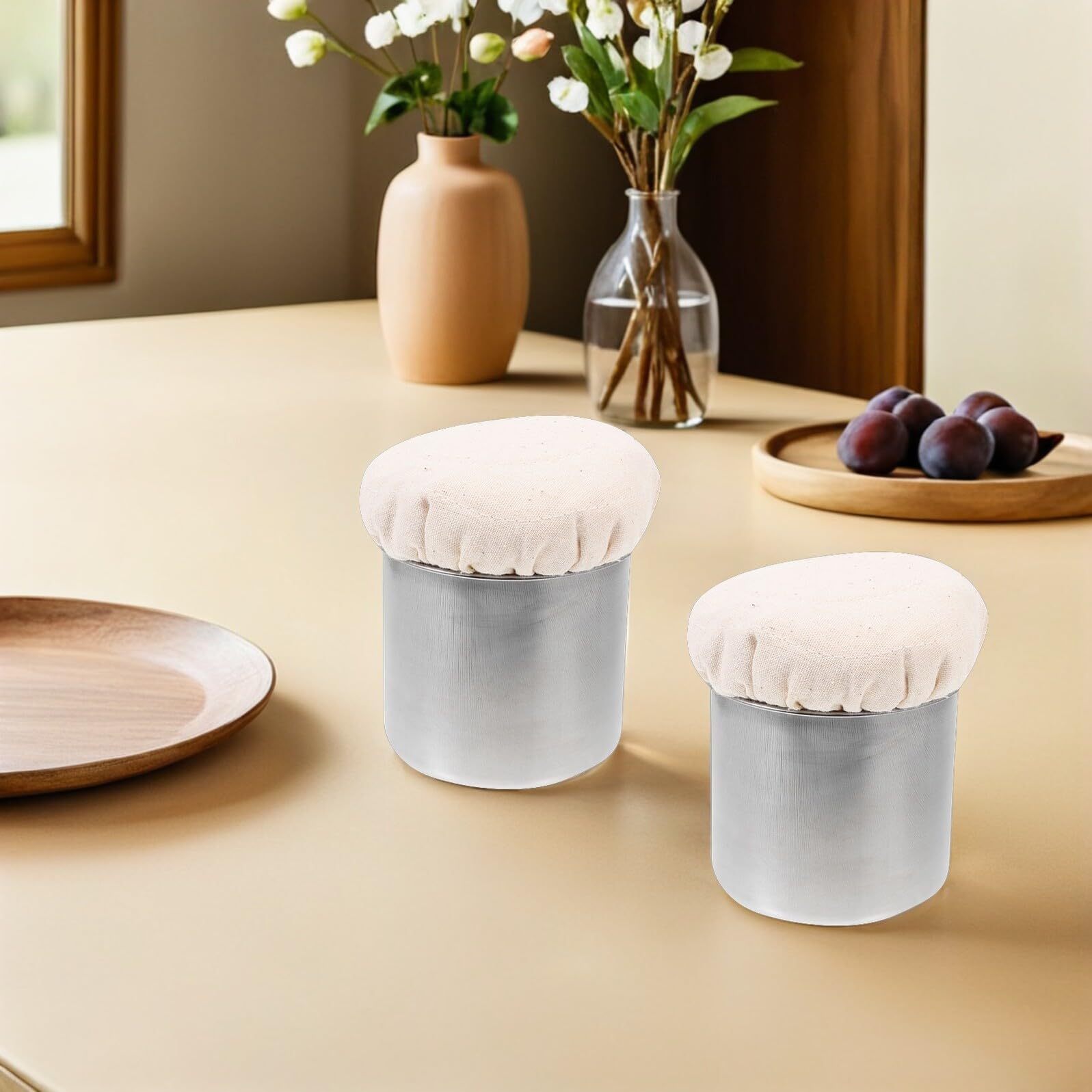 2 Pièces Brosse À Huile Inoxydable Mop D'Huile Pratique Pour Cuisine Et Restaurant Répartition Uniforme De L'Huile Badigeonnage Pour Crêpes Et Aliments Grillés