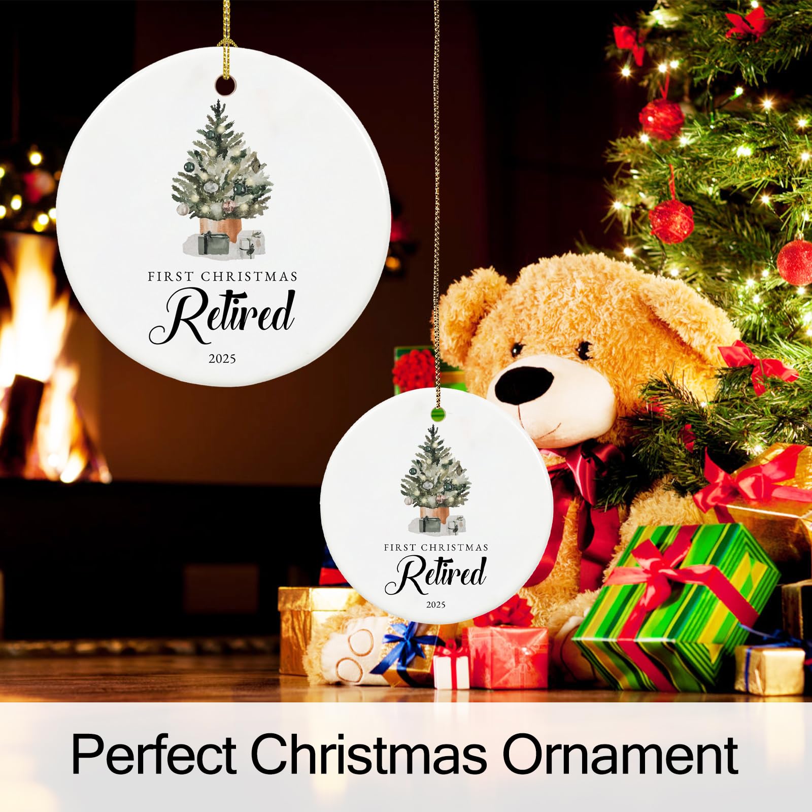 Décoration De Retraite, Cadeau Amusant Pour Femme Et Homme, Cadeau De Retraite Pour Femme, Maman, Infirmière, Enseignante, Collègue, Amis, Décorations De Sapin De Noël, Décoration De Noël 2025