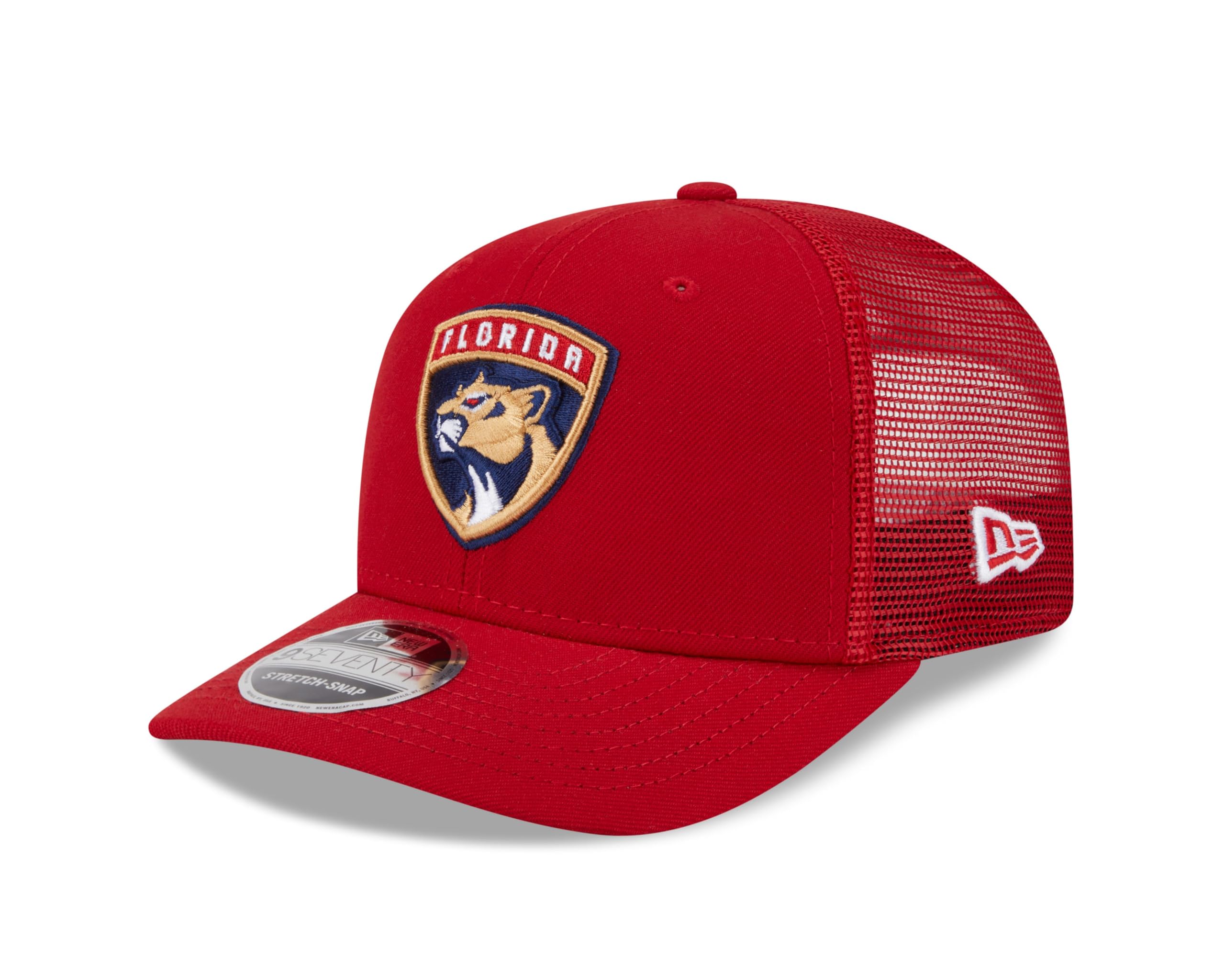 New Era Unisex Florida Panthers#38035 Florida Panthers 9Seventy Stretch-Snap Nhl Trucker Cap Red