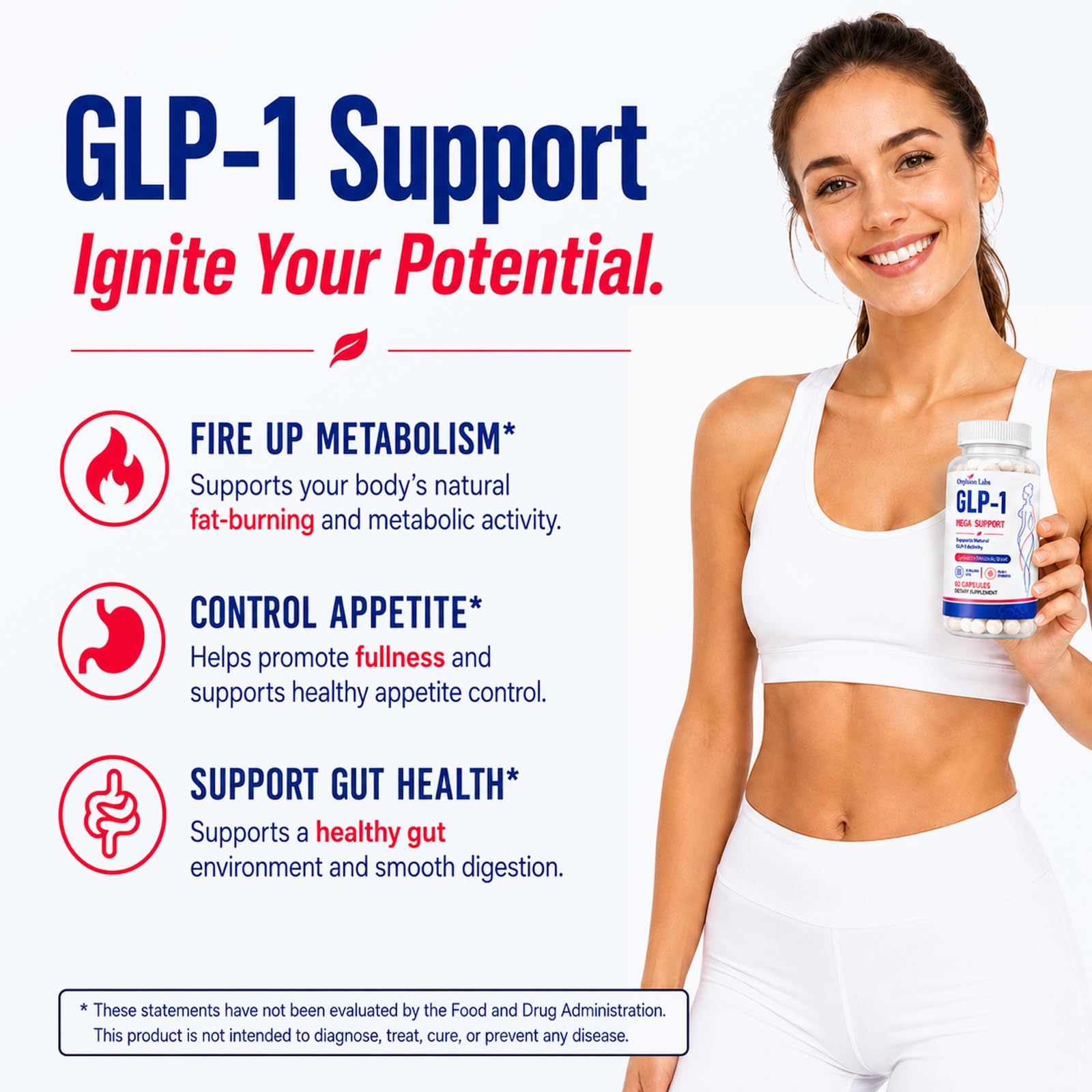 GLP-1 for Weight Loss Supplement,Appetite Suppressant for Weight Loss Caps — Amazon image 2