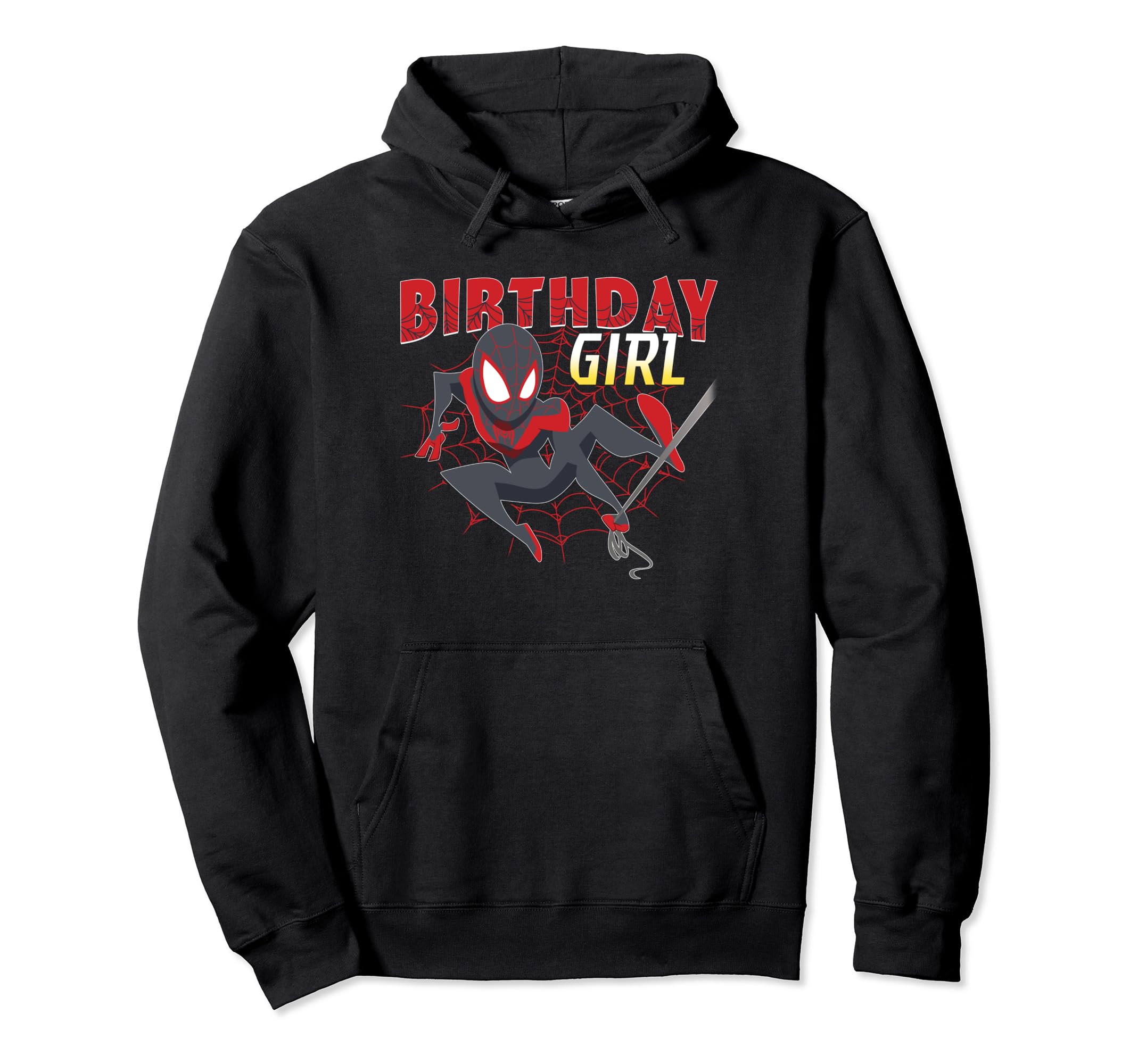 Sweat Miles Morales Spider-Man capuche anniversaire fille pullover