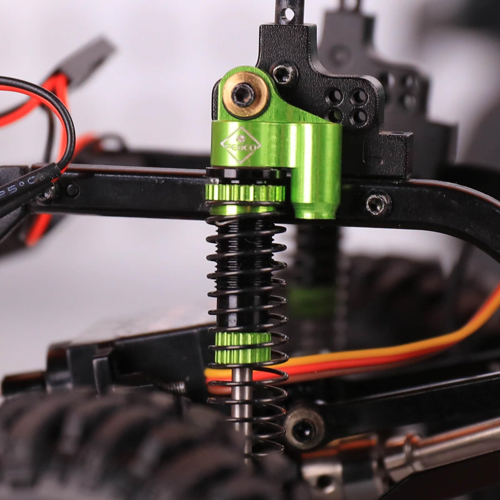 FEDCO AX24 Shocks 57 MM Oil-Filled Shocks Long Travel Shocks Absorber For Axial AX24 Upgrade Parts AXI00003 1/24 RC Crawler