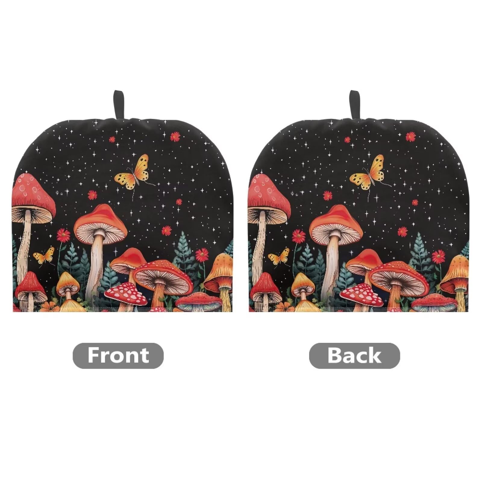 Oamsistay Red Mushroom Tea Pot Cover Teapot Insulation Cover Kettle Dust Cover Large Tea Cosy Decorative Teapot Cover Kitchen Accessory for Home Kitchen Tea Party Table Decor