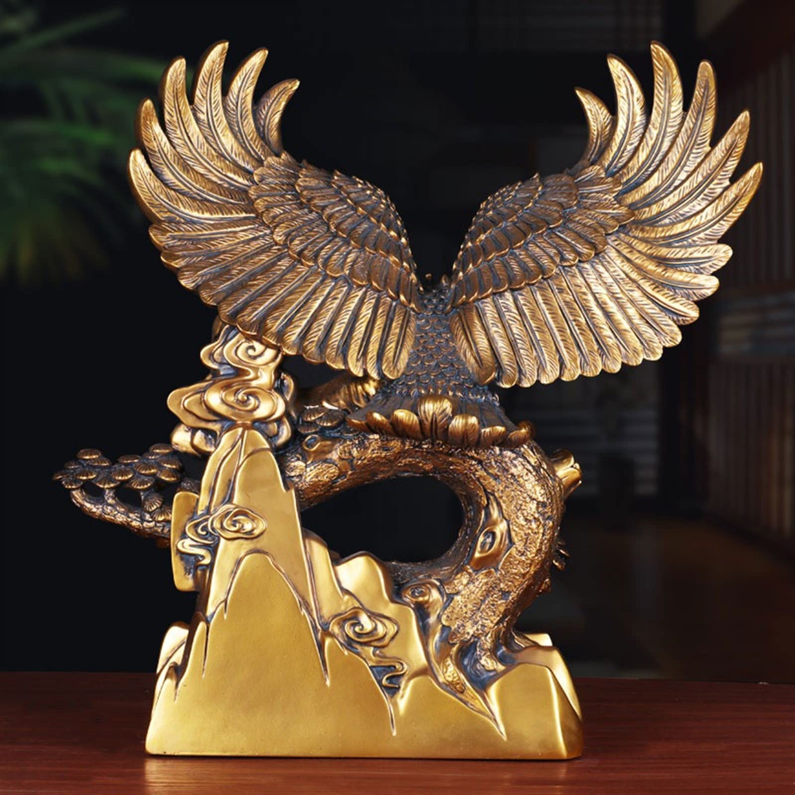 Statue di Buddha Aquila Scultura Studio Ufficio Reception Decorazione Regali di Fascia Alta Ornamenti Artigianali in Resina Decorazione Feng Shui