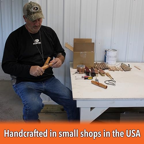 Miniatura 18 de Nationwide Scents - Combo de bolsa de llamada y sonajero de ciervos, duradera, para todo tipo de clima, para perros de cola blanca