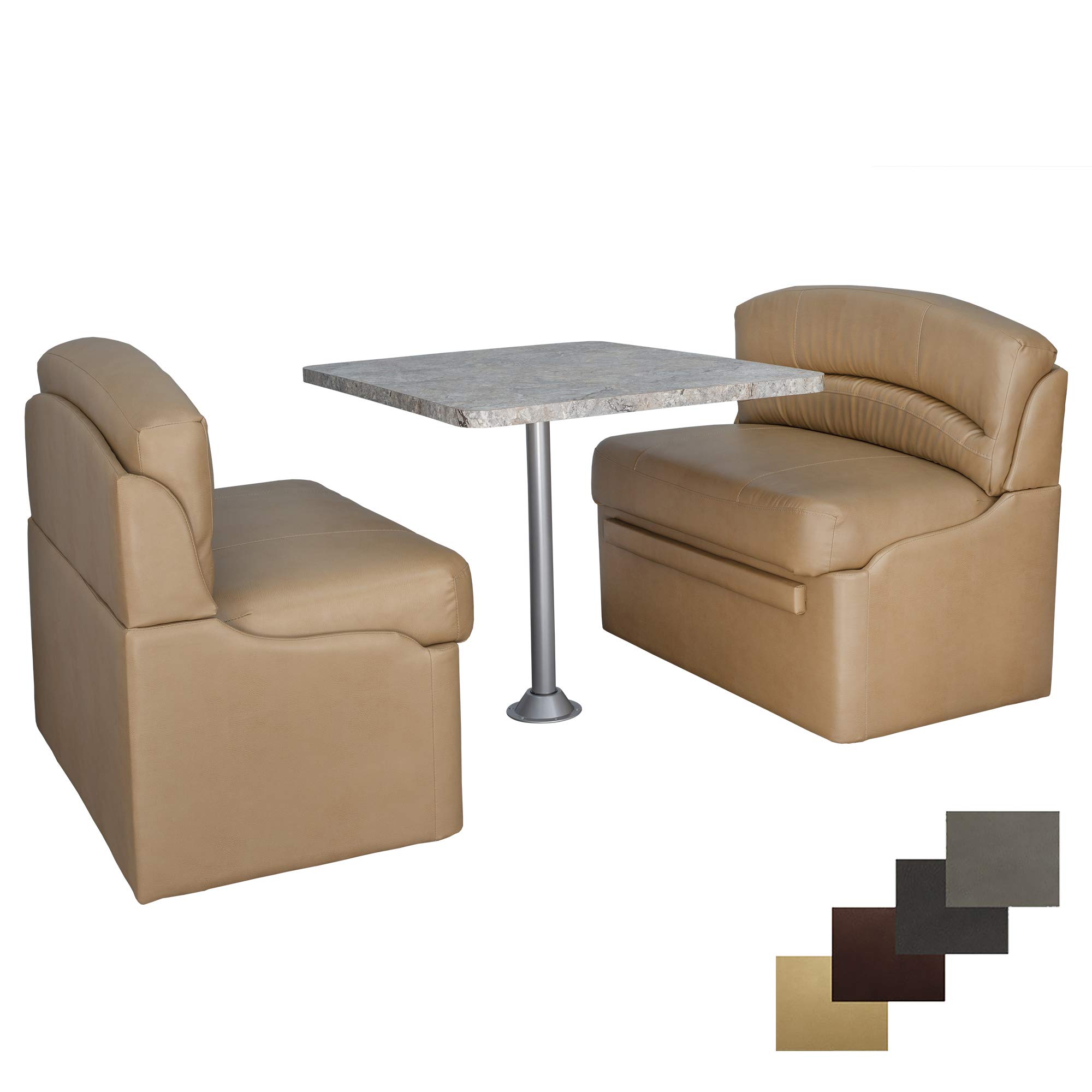 Buy RecPro 40" Booth Set with Table and Leg, Includes Two