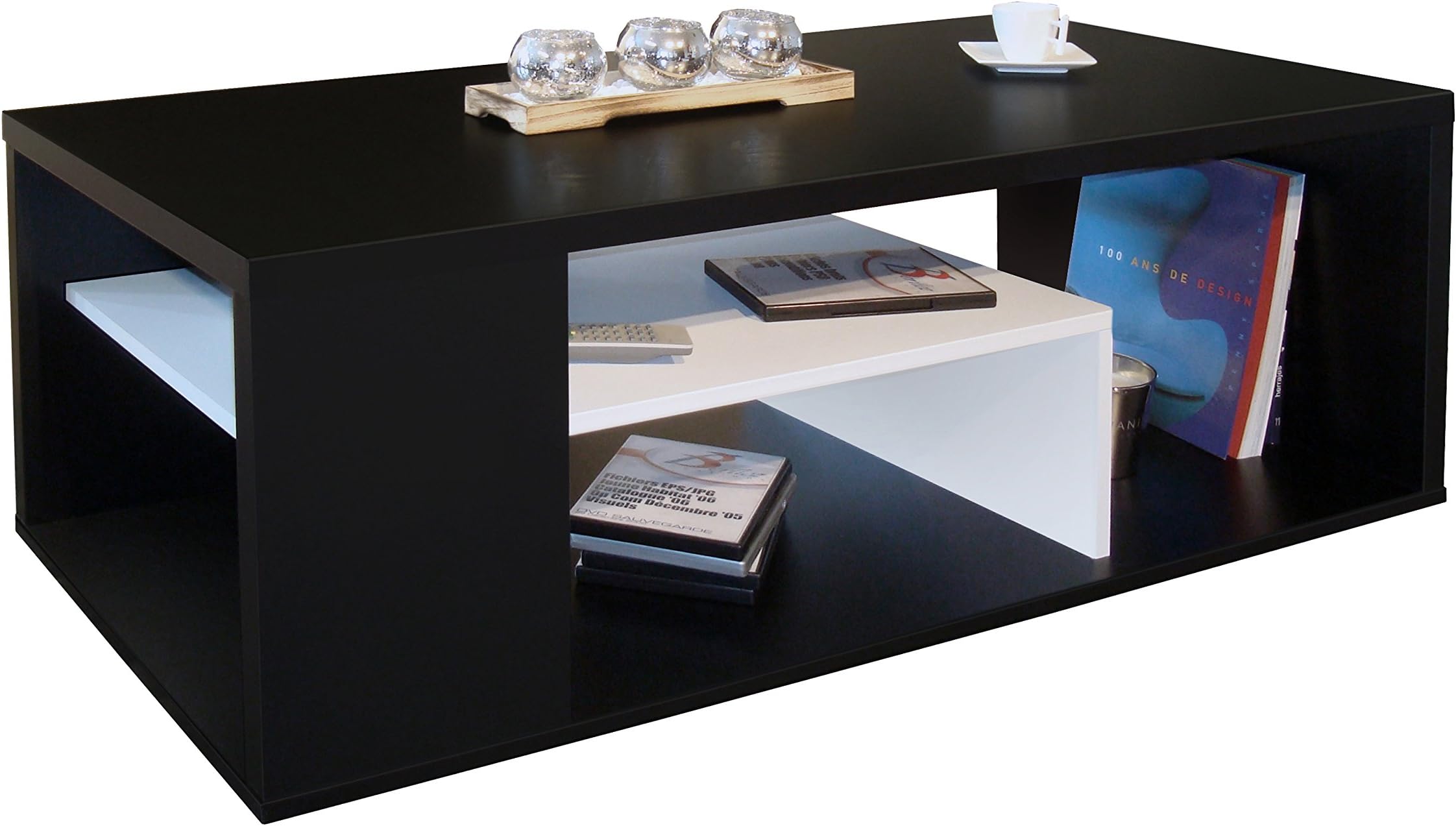 Berlioz Creations Melinga Coffee table, Bois, 116 x 51,5 x 34 cm, 100% Made in France