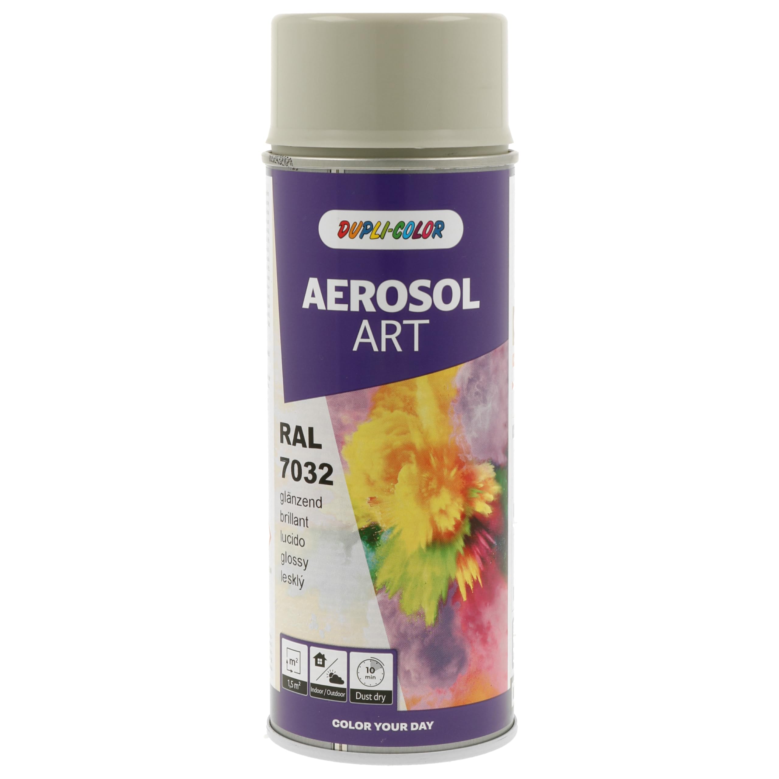 DUPLI-COLOR AEROSOL ART RAL 7032 Kieselgrau glänzend 400 ml - Sprühfarbe
