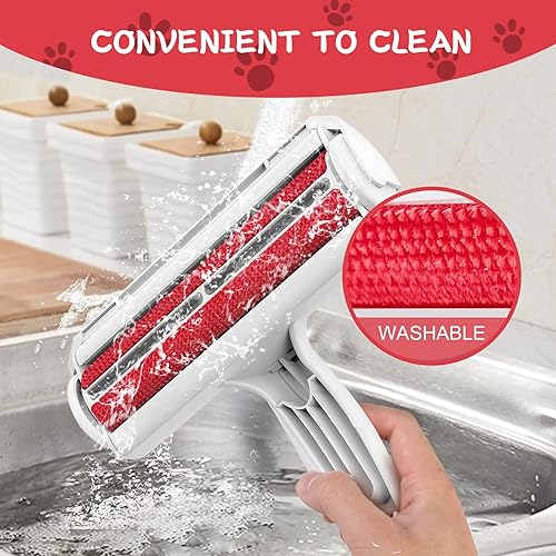 Miniatura 5 de Genlestrus Removedor de pelo de mascotas, herramienta reutilizable para quitar la piel de perro y gato para muebles, sofá, alfombra, asientos de