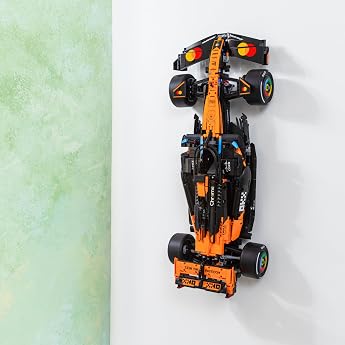 Wall Mount Compatible with LEGO Technic McLaren MCL39 F1 42228 - Made in the UK - Car Not Included - Hardware Included