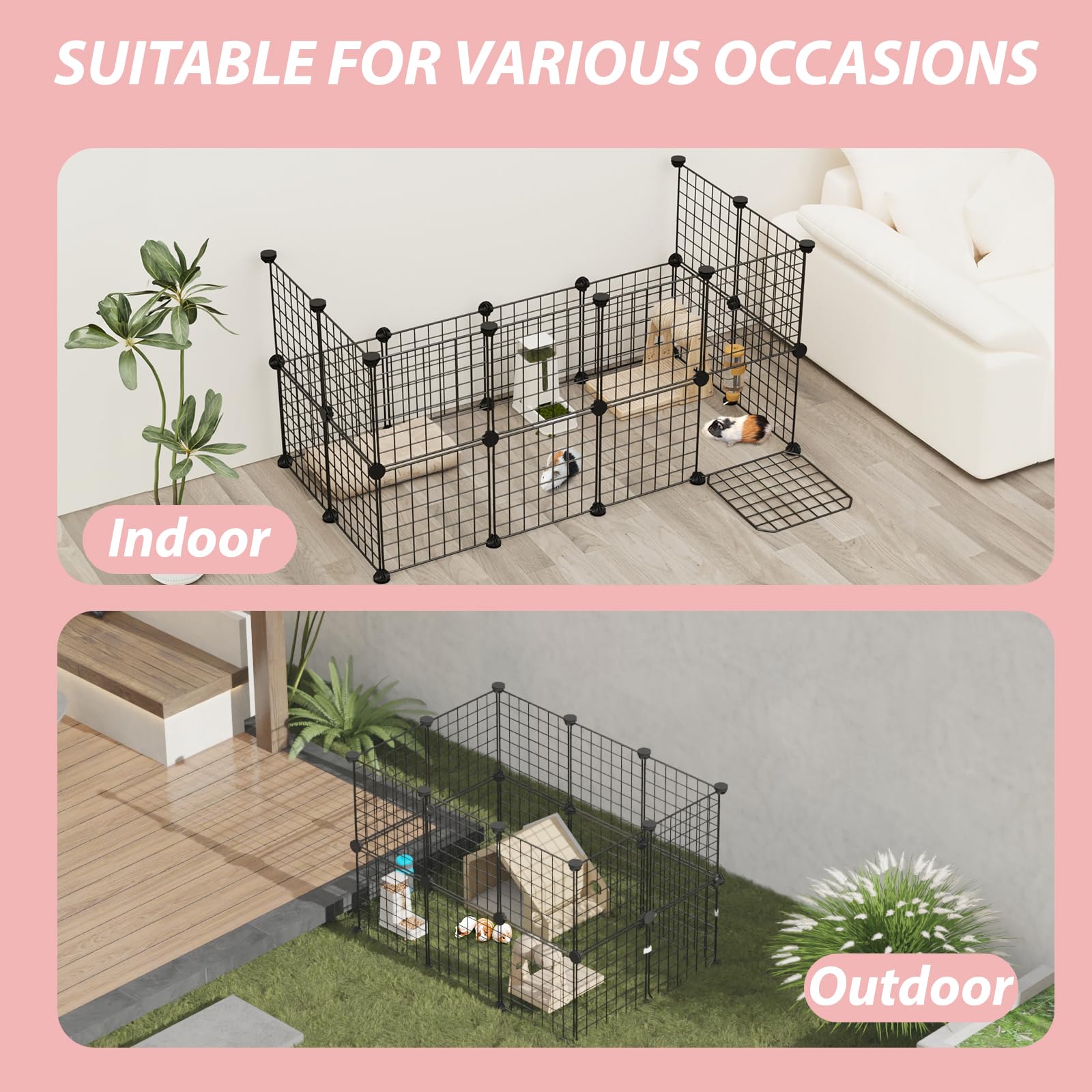 Guinea Pig Cages - Expandable Playpens -7