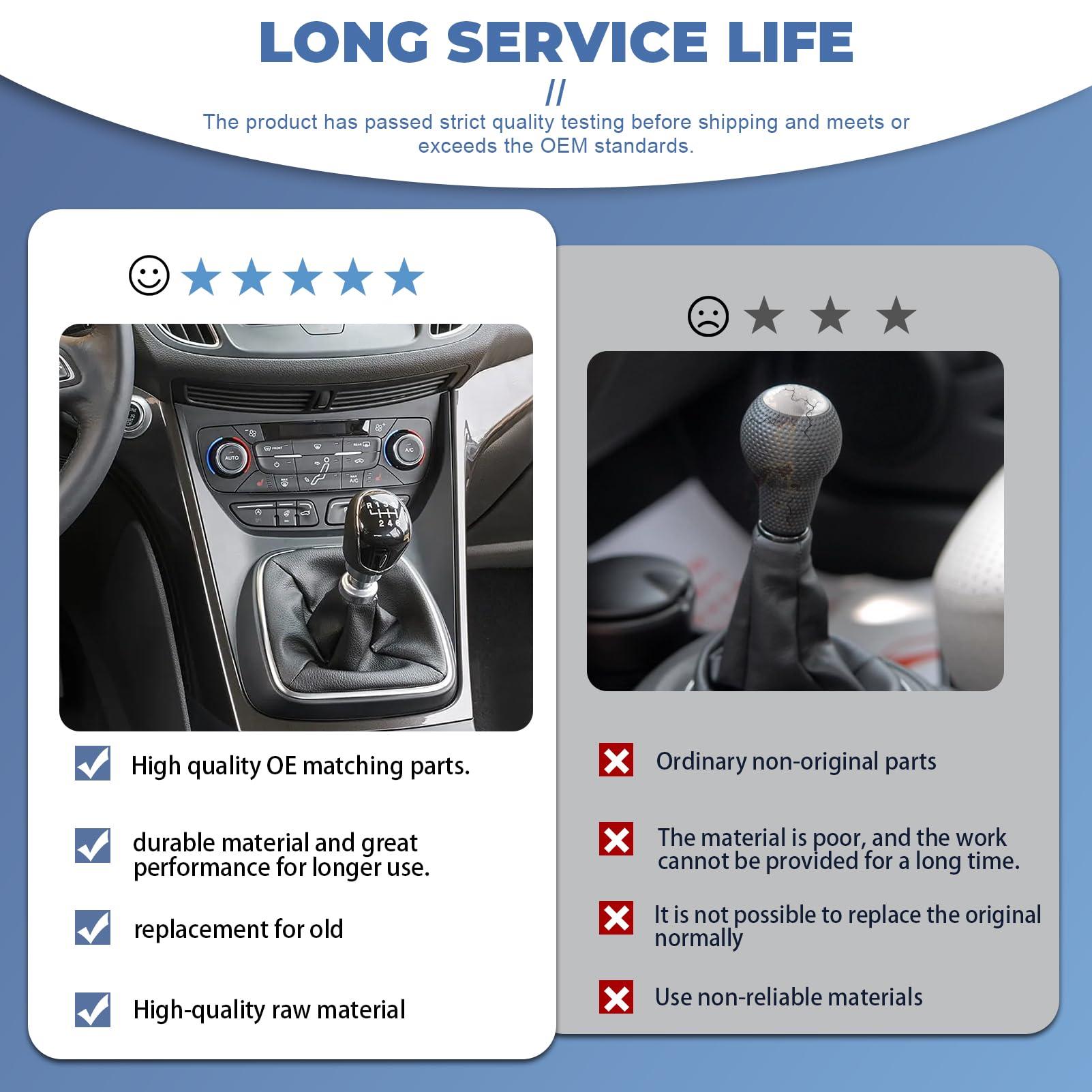 Pomo de cambio manual de 6 velocidades para Focus Mk2 Kuga Mondeo Mk4 S-Max C-Max Galaxy Transit 1798600