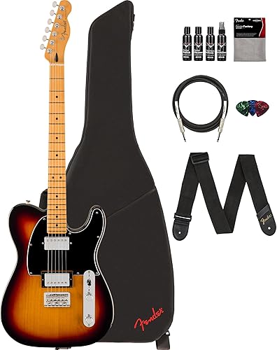 Miniatura 11 de Fender Player II Telecaster - Paquete color caramelo claro con estuche, correa, cable, paquete de 3 púas y kit de limpieza para guitarra