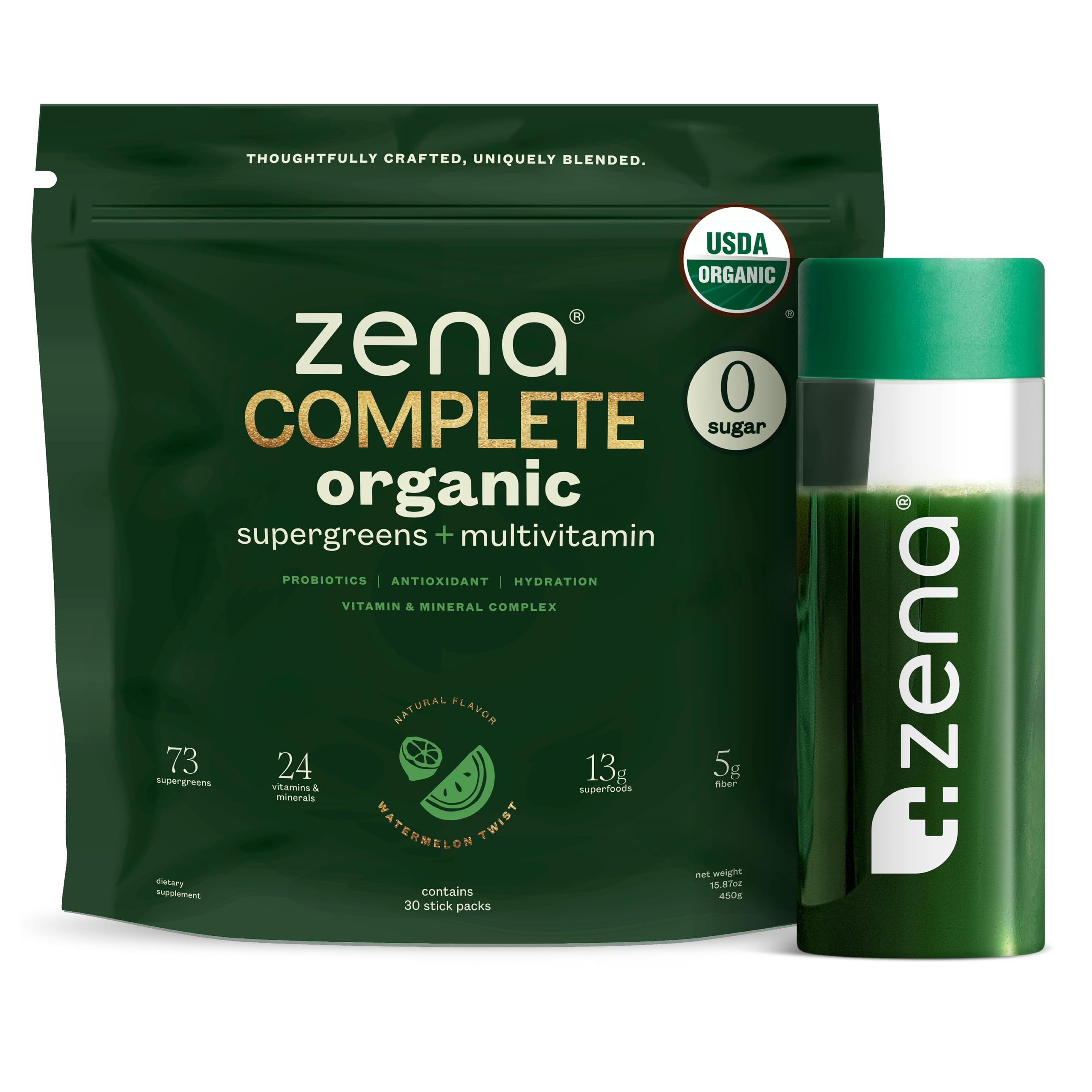 Amazon.com: Zena Complete Organic Super Greens Powder