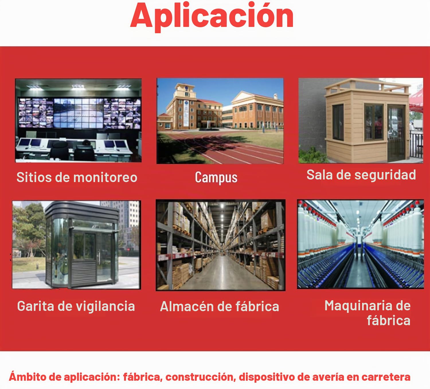 Sirena Control WiFi | Potente Motor 220V | Control Remoto Relé WiFi Incluido | Adhesivo Incluido | Sonido Alarma | 120DB | Metal Rojo | Compatible wallswitch AJAX | Google , Alexa, Tuya. | MS-190