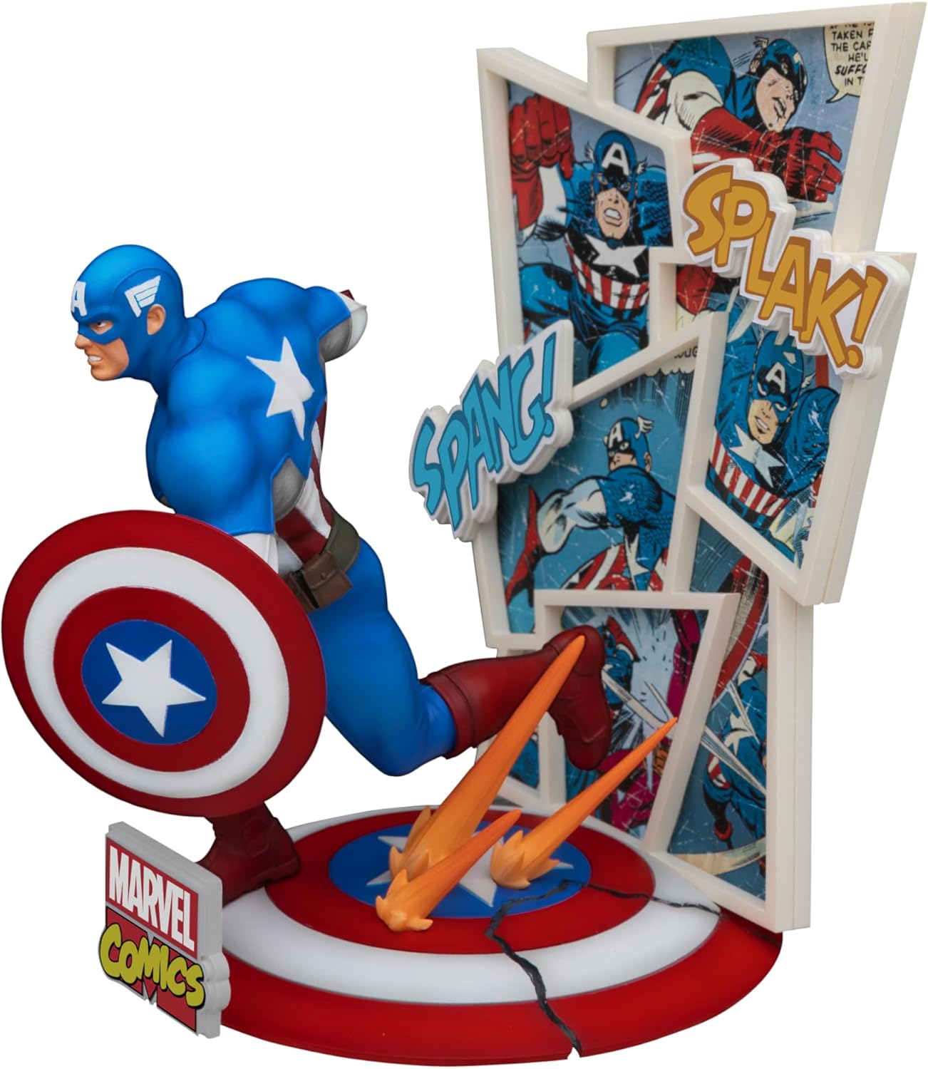 Marvel 60th Anniversary Captain America DS-086 D-Stage Previews Exclusive Statue