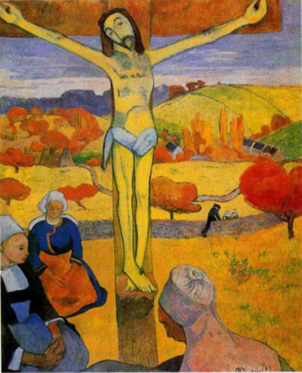 Paul Gauguin'S Famous Painting Yellow Christ Number Painting Kits Acrylic Painting Kit for Kids & Adults Beginner 16-20 in