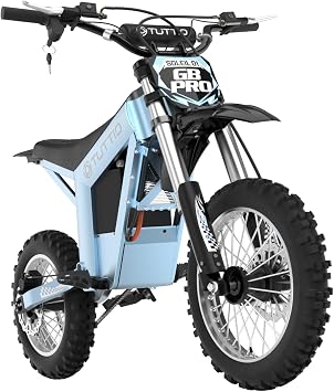 Tuttio Soleil01 Electric Dirt Bike, 40MPH E Dirt Bike for Adults Teens | 40-45MPH, 48V 21AH Battery 45Miles, 14"/12" Fat Tire , Full Hydraulic Brakes and Suspensions Mountain Off-Road E Dirt Bike