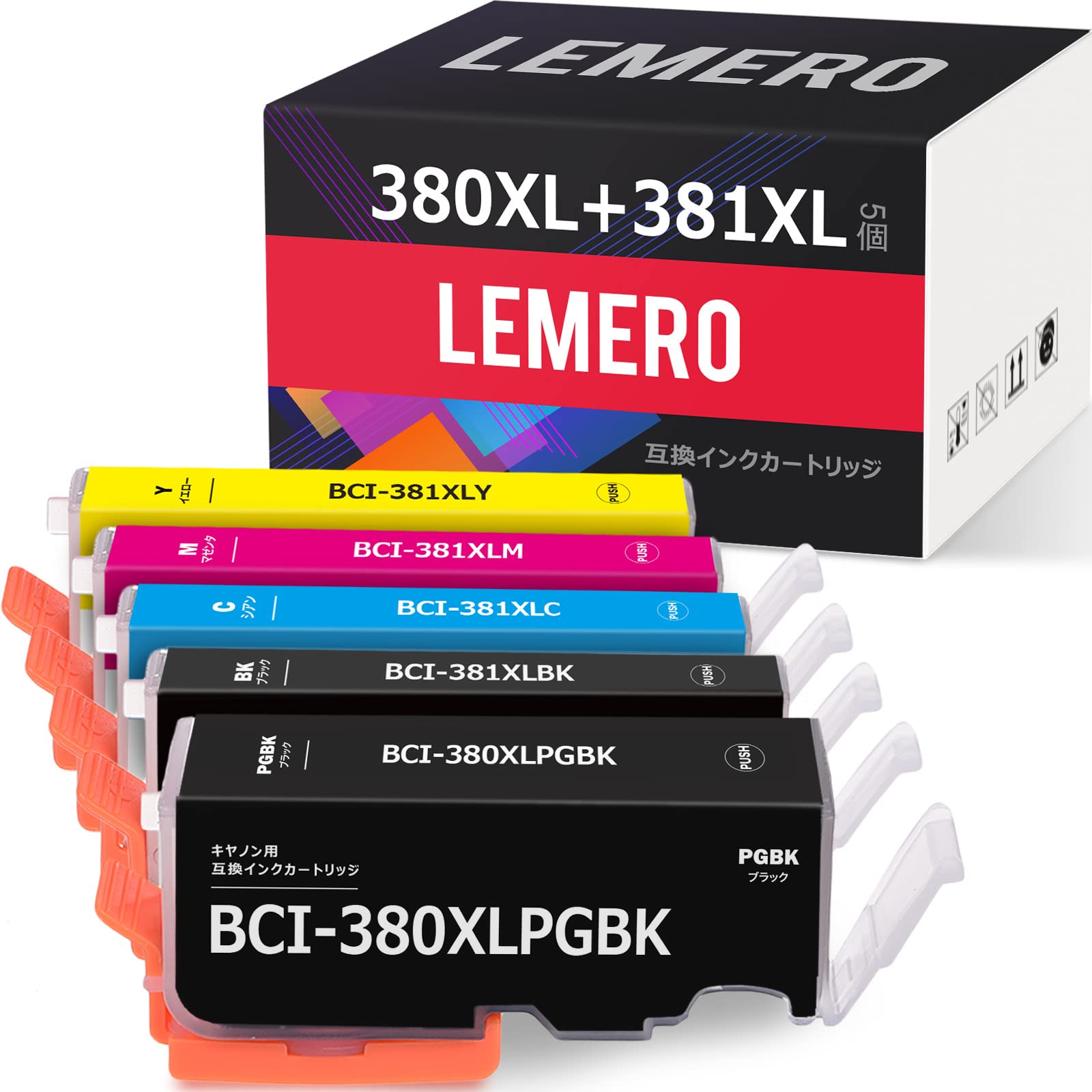 Mokoさま専用　BCI-381XL Amazon.co.jp: LEMERO BCI-381XL BCI-380XL キャノン インク 380XL
