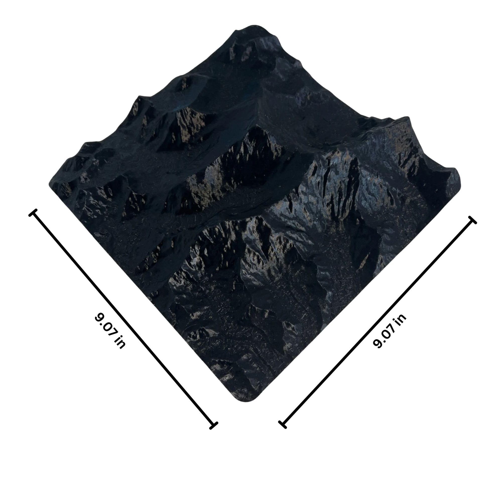 Nexus Box Everest Model Diorama - Premium Black Mount Everest Miniature for Artistic Display | 7.09