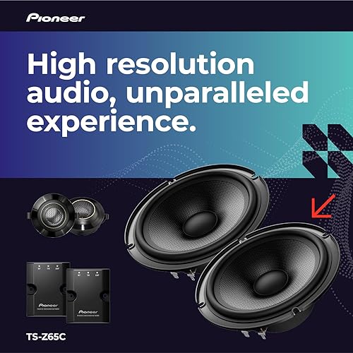 Miniatura 65 de PIONEER F-Series TS-F1634R - Altavoces de 2 vías de 6.5 pulgadas (par) - 200 W máximo, sonido equilibrado + agudos suaves, gran reemplazo de stock