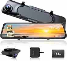 Amazon.co.jp: JADO 最新 5Kドライブレコーダー ミラー型 12