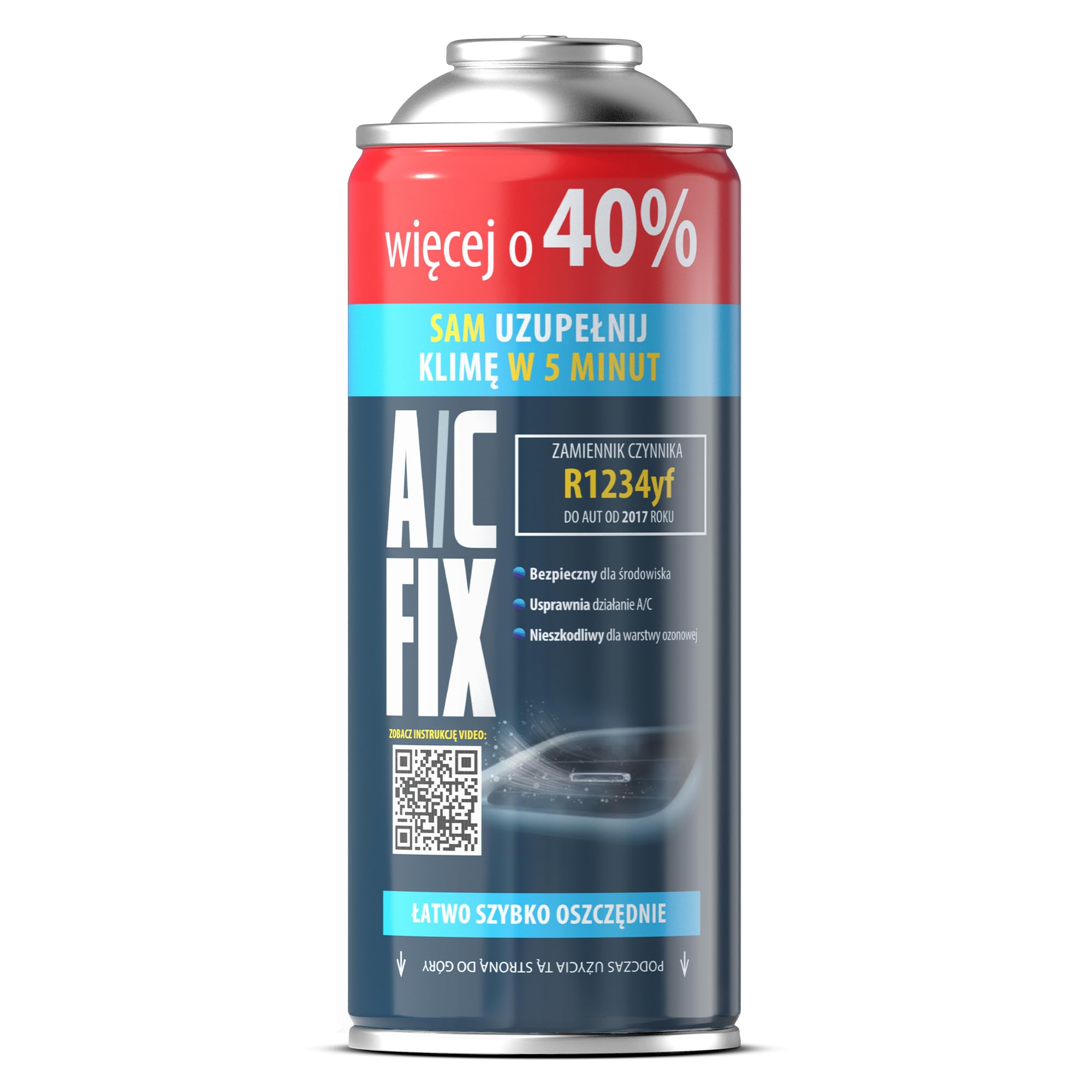 R1234yf - Gas di Ricambio per refrigerante, condizionatore d'Aria per Auto, refrigerante, bombola del Gas, 2 x 235 g, Tubo climatizzatore, manometro, Aria condizionata, Adattatore HP/LP- Eco
