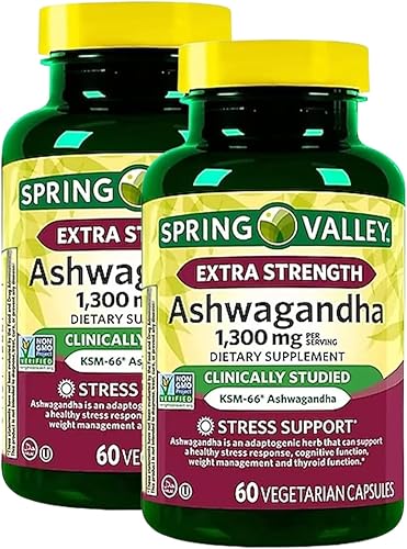 Unique Bundle Store Ashwagandha extra fuerte 1300 mg – 60 cápsulas vegetarianas, cápsulas Ashawanda, suplementos de Ashwagandha para mujeres y