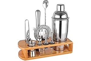 Cocktail Shaker Set Bartender Kit: Your Home Bar in a Box
