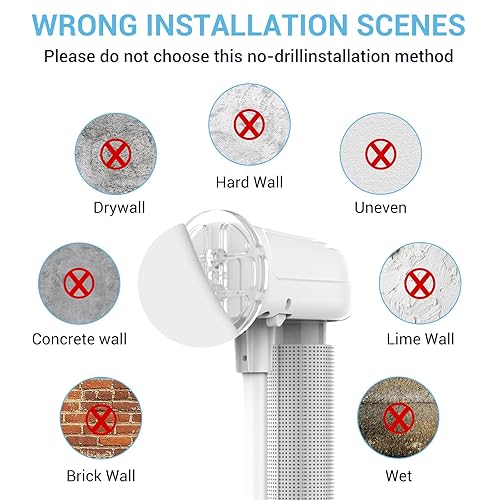 Miniatura 3 de HAMOPY Piezas de repuesto retráctiles para puerta de bebé con bloqueo automático, juego de accesorios originales (incluye 2 pestillos + 2 soportes)