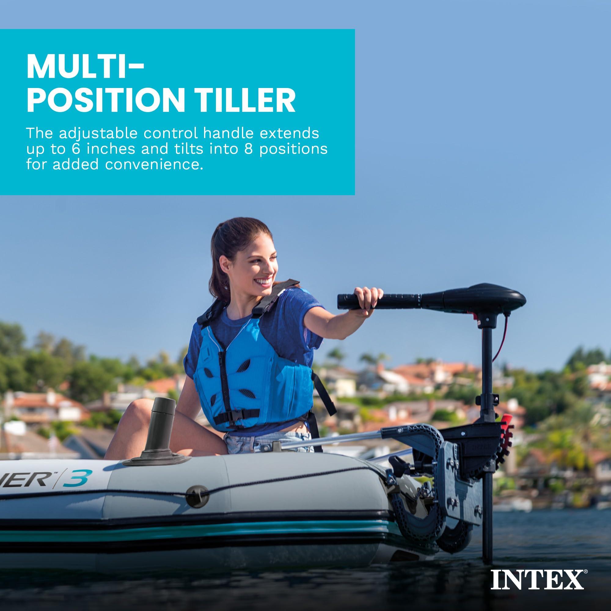 Intex Aussenbordmotor Transcom Mount Trolling 12V 68631