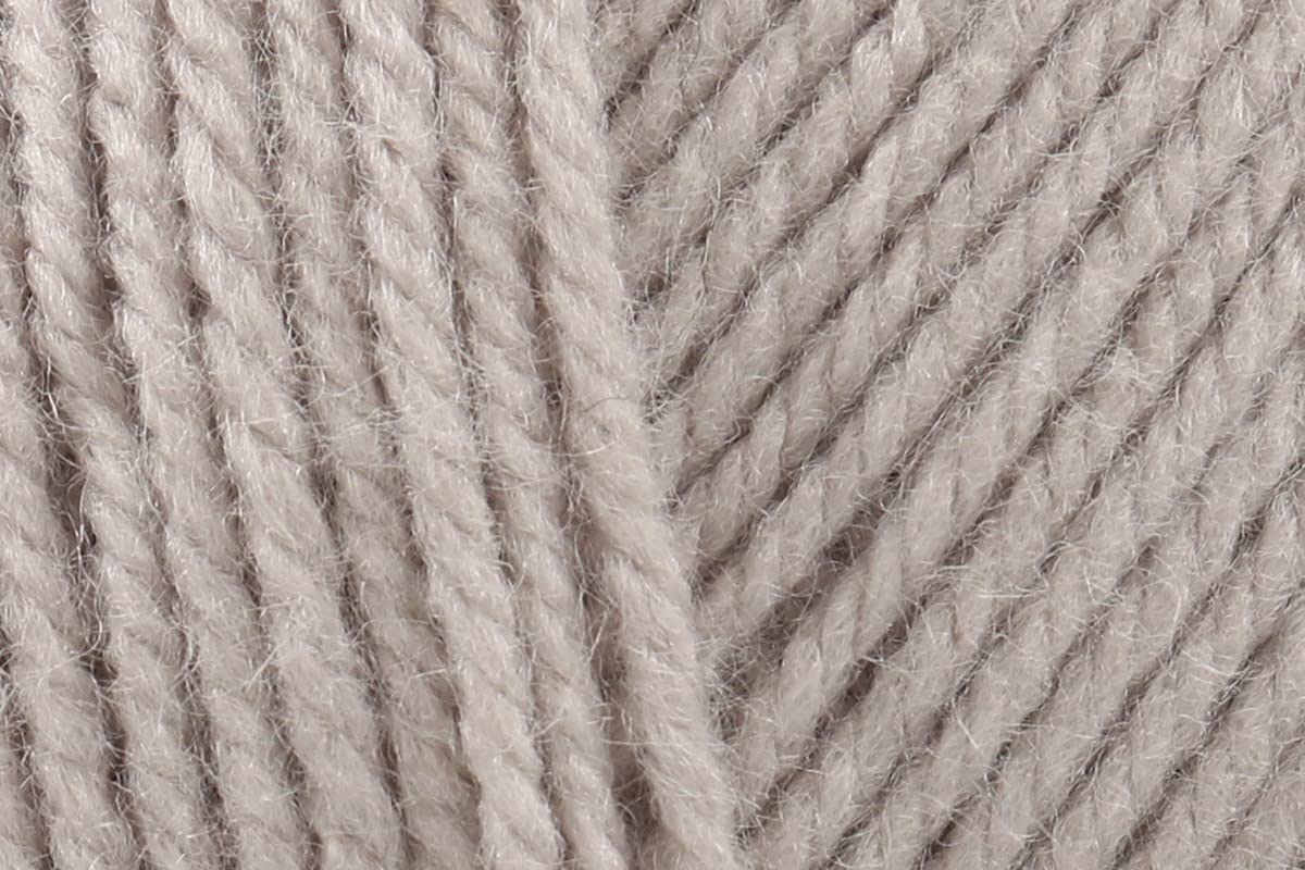 Sirdar Hayfield Bonus DK Crochet Yarn, 100% Acrylic Double Knitting Wool for Jumpers Toys Sweaters - 100g Balls - Pearl Grey (615) - Pack of 3