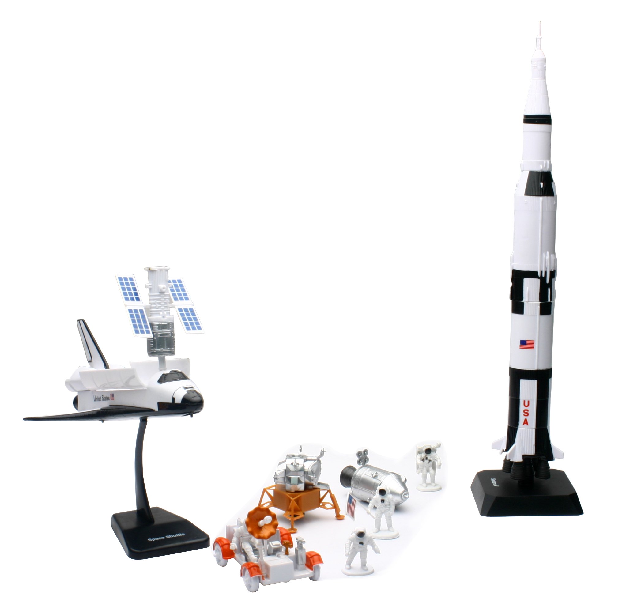 NewRay 20425-SS Adventure Model Space Rocket Set