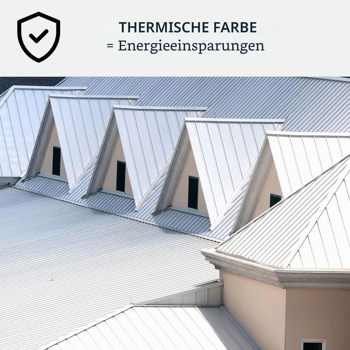 ARCAREFLECT Dachfarbe Coolroof Weiß 10 L