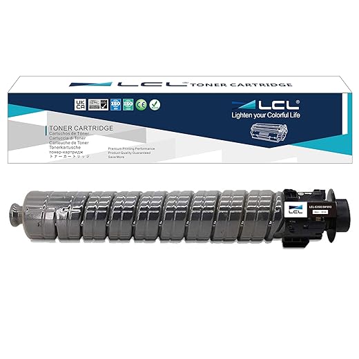 LCL Compatible Toner Cartridge Replacement for Ricoh 841813 MP C3003 C3503 C3004 C3504 C3003 C3503 C3004 C3504 Lanier MP C3003 C3503 C3004 C3504 Savin MP C3003 C3503 C3004 C3504 (1-Pack Black)