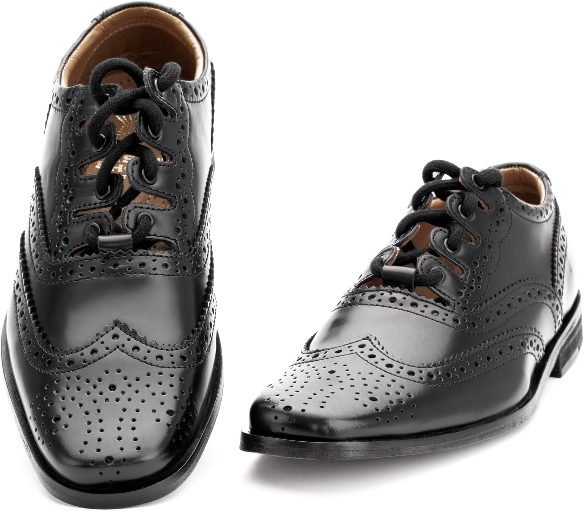 Fashion Ghillie Brogue - Kilt Shoes Black