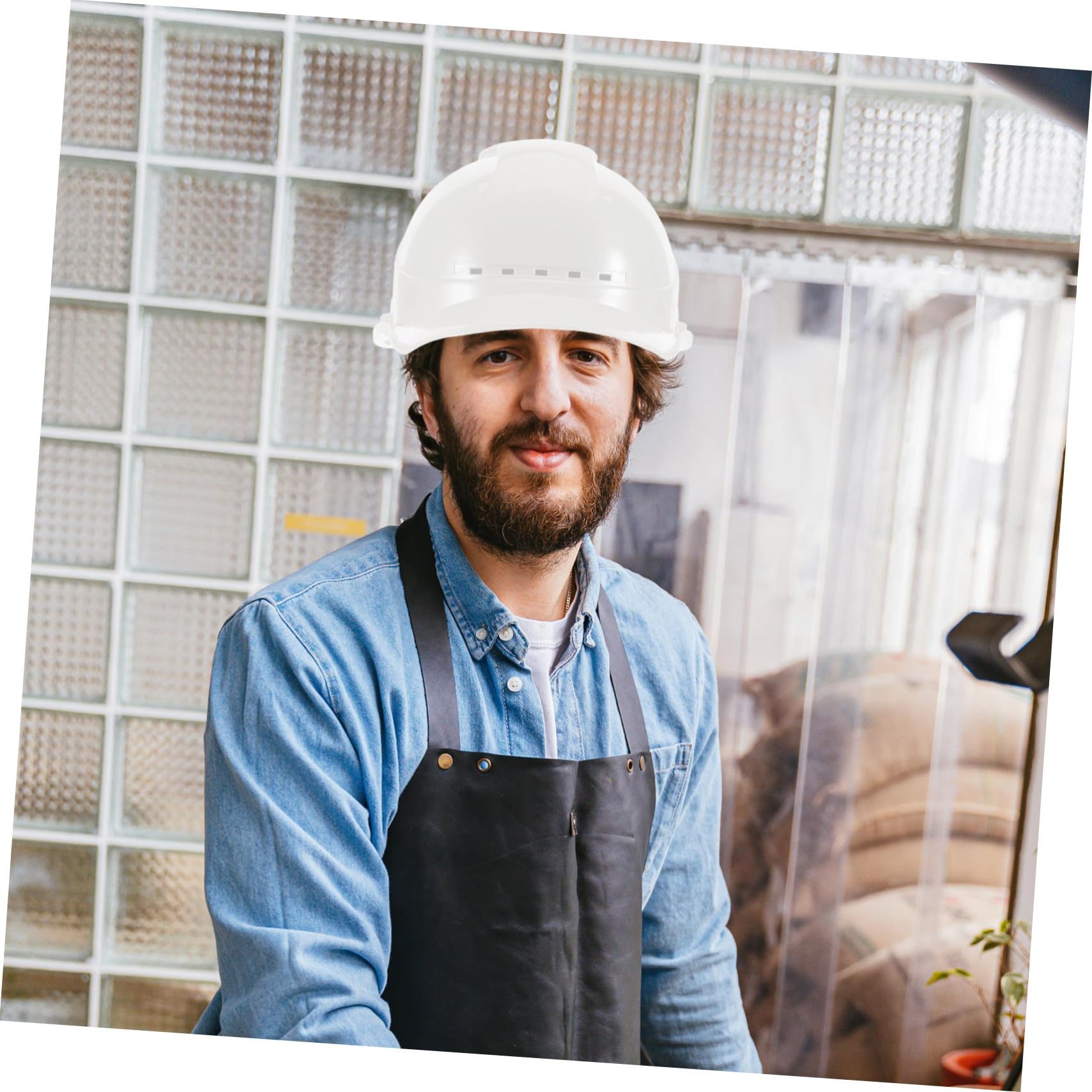 Cabilock Casco De Seguridad para Construcción con Ventilador Y Carga USB, Casco De Trabajo Refrigerado para Construcción Y Mejoras del Hogar, Color