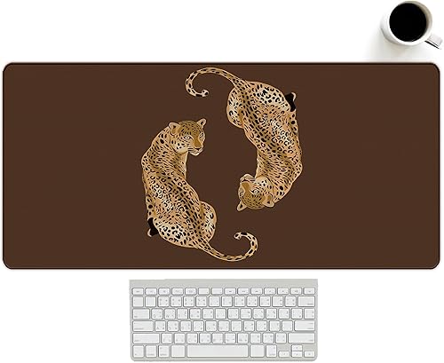 Miniatura 14 de Alfombrilla de mouse de leopardo marrón Lucky Ball 8, alfombrilla de mouse pequeña, rectangular, de moda, para computadora portátil, lindas Pelota