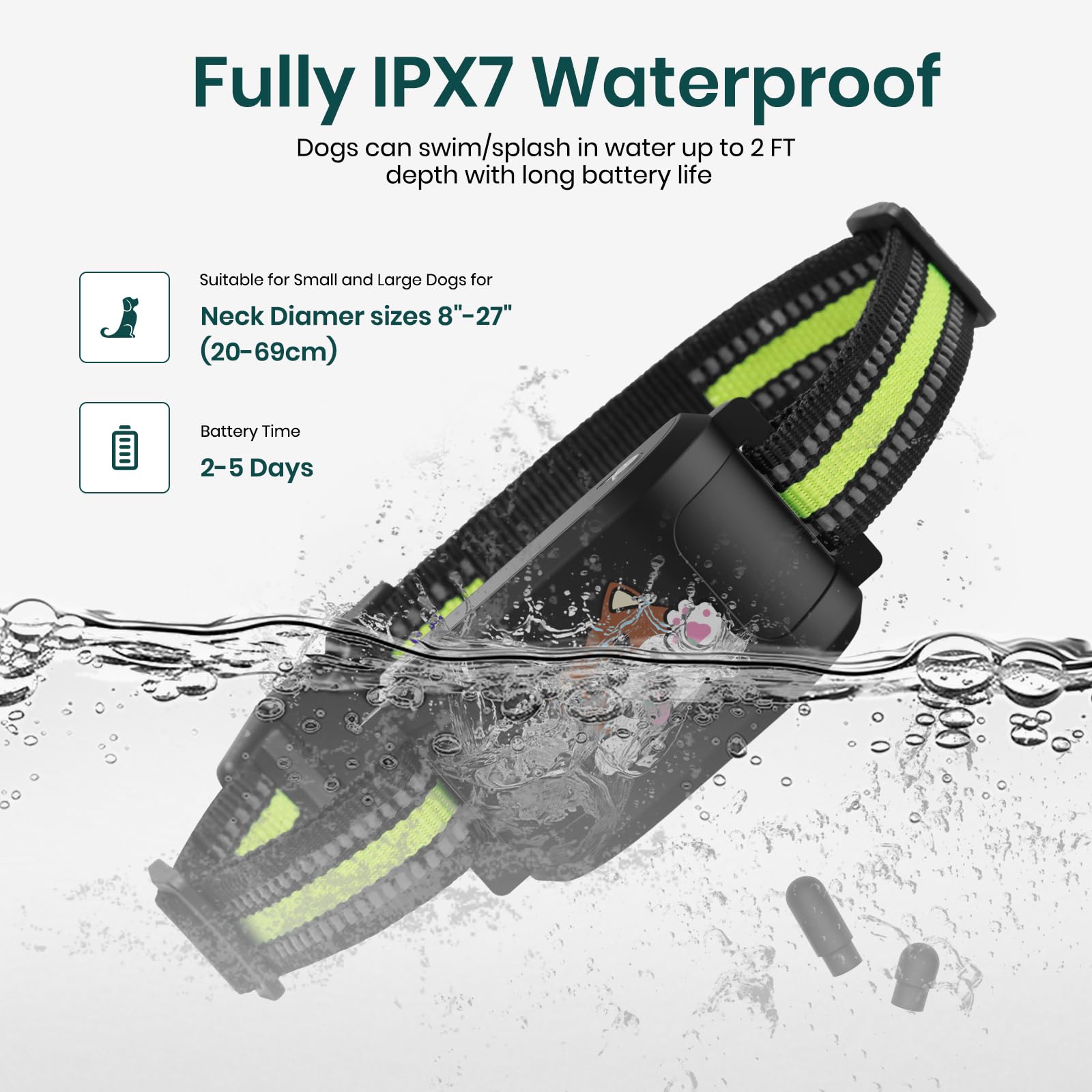 GPS Dog Electronic Fence, Wireless Training Collar- No Subscription Required, Customizable Boundaries via App 3280 FT, IPX7 Waterproof Rechargeable Collar, Smart Training Fence, Automatic Sleep/Wake - image 4