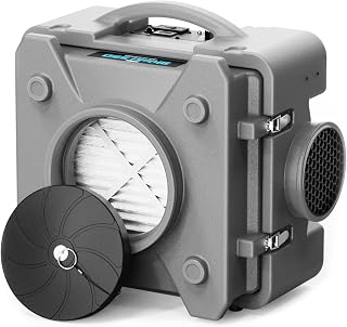 CADPXS Shield-550 Negative Machine Airbourne Cleaner HEPA Scrubber Water Damage Restoration Equipment Air Purifier, Air Scrubbers