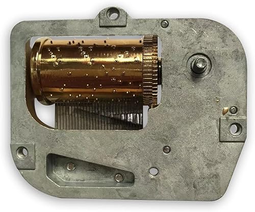 Miniatura 4 de BinkeGG Play Edelweiss Mecanismo de caja de música dorada de 30 notas Sankyo Partes de la caja de música Movimiento musical para cajas de música DIY