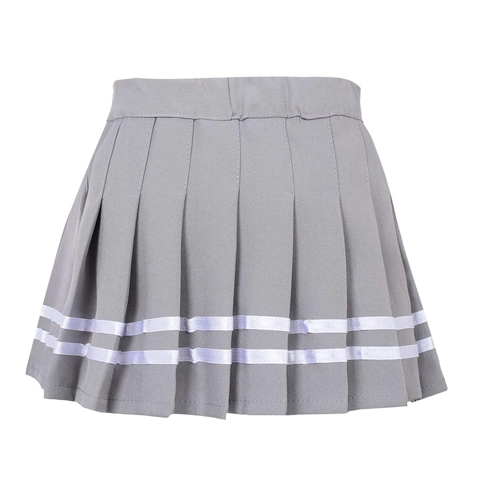Threetimes Cheery skirt グレー S Threetmes Cheery Skirt: Versatile Style & Comfort | Koriah