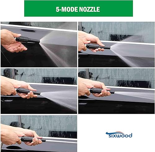 Miniatura 2 de Manguera de plomo corta de metal de 10 pies, 58 pulgadas de diámetro, manguera de agua de plomo inoxidable con boquilla ajustable, mangueras