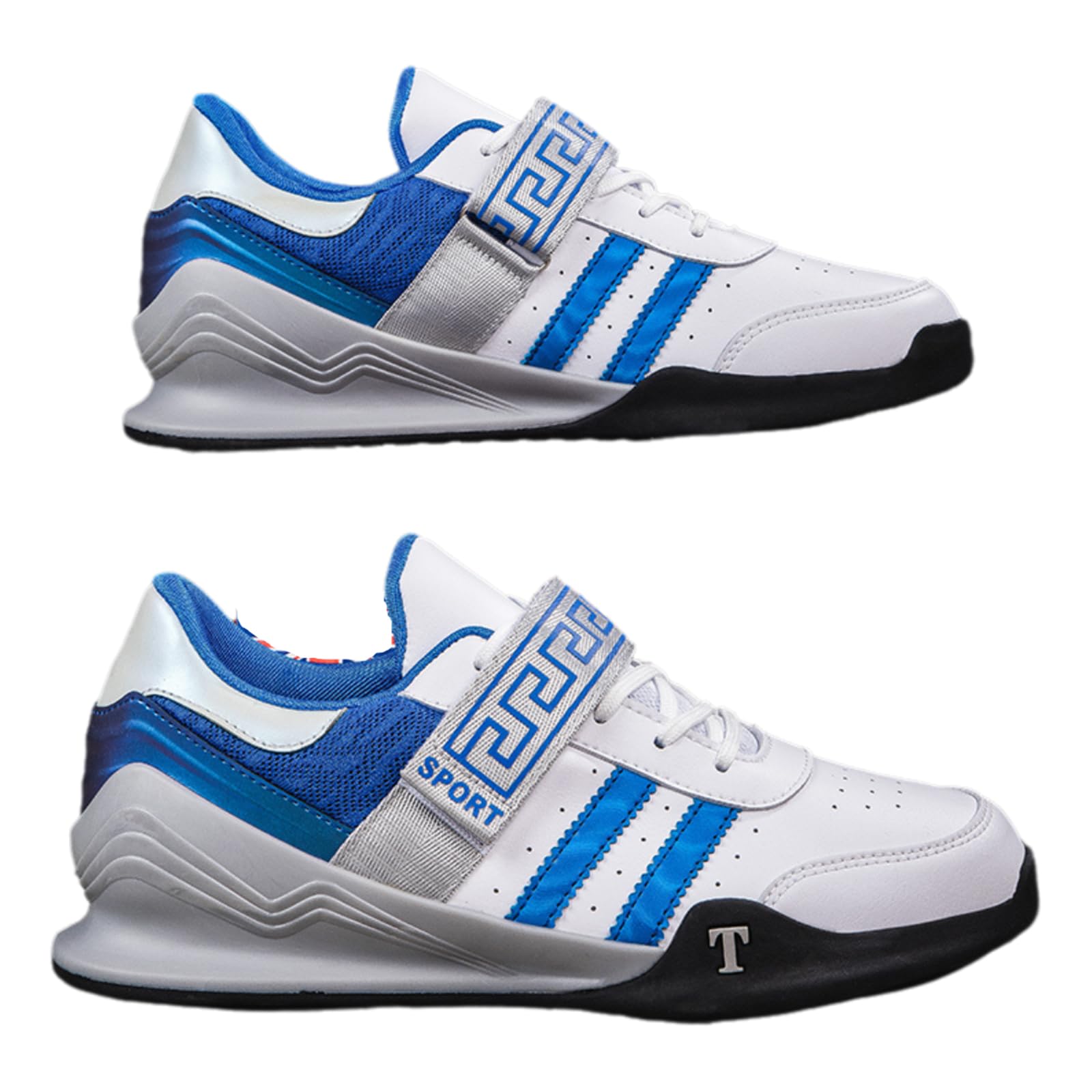 ForceRoute Weightlifting Shoes,Lifting Shoes Men,Womens Trainers,Powerlifting Bodybuilding Squat Shoes,Gym Shoes,Anti Slip,Wear Resistant,Flexible,For Fitness,Squats,Gyms,Strength Training