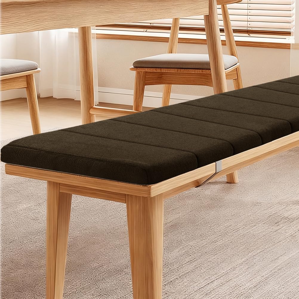 Élégant coussin d'assise de fenêtre 4 cm d'épaisseur en polaire premium