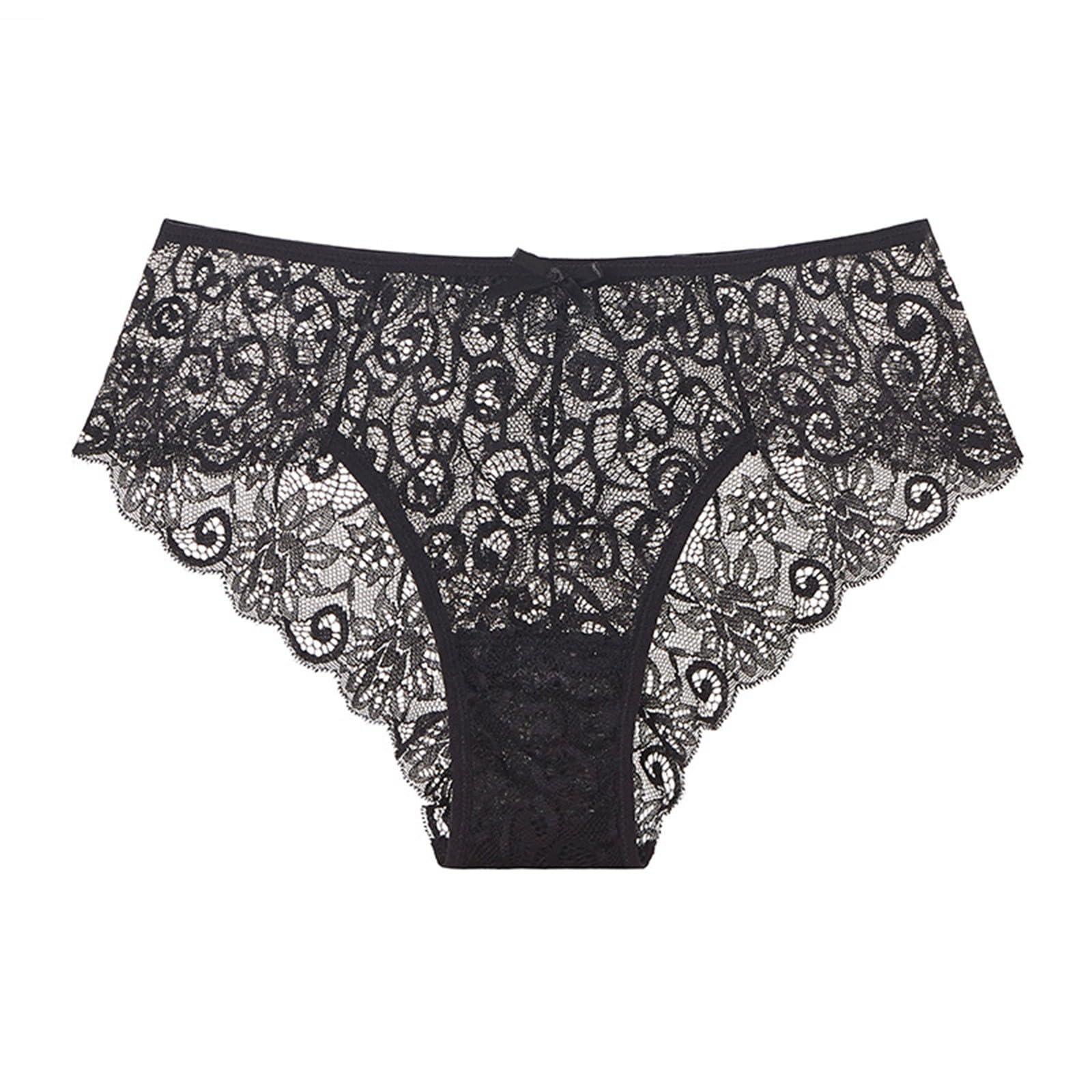 Ladies Lace Sexy Seamless Transparent Lace Pure Crotch Plus Fat Plus Oversized Teenage Girls