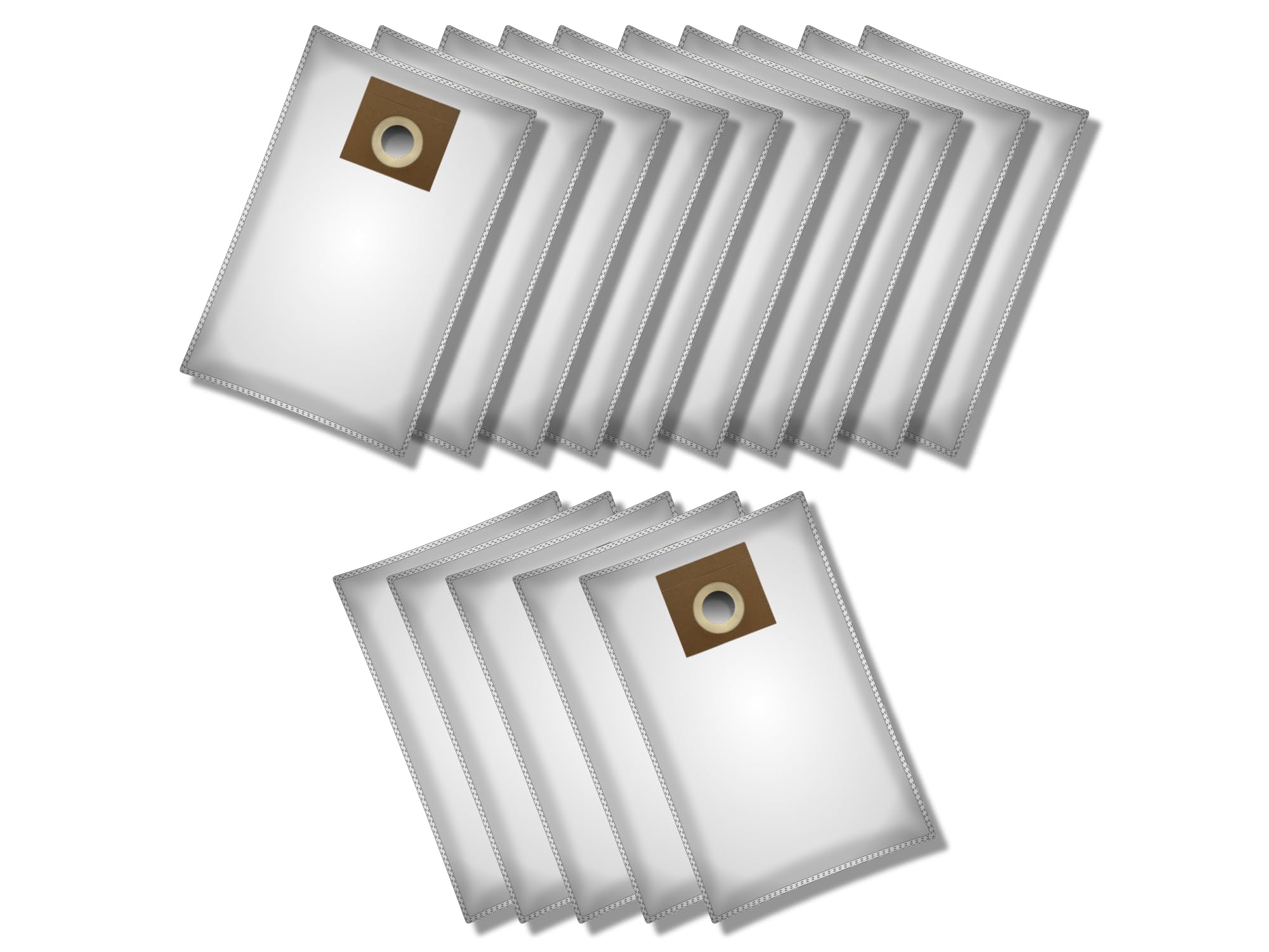 15 Vlies-Staubsaugerbeutel für Kärcher NT 48/1 NT 65/2 NT 70/2 NT 72/2 | Für Kärcher NT 48/1 NT 65/2 NT 70/2 NT 72/2, Vliesmaterial, für Staubsauger, Referenz-Nr. 6.904-285.0