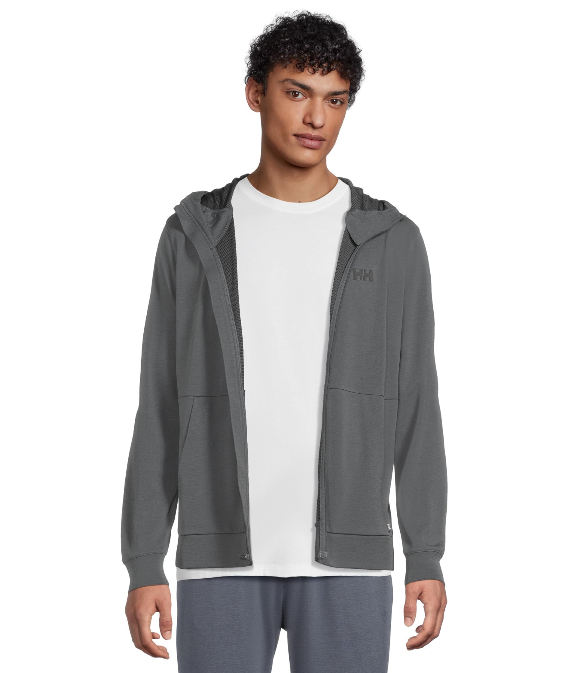 Helly Hansen Men's Standard Hh Lifa Tech Lite Zip Hoodie, Alpine Frost