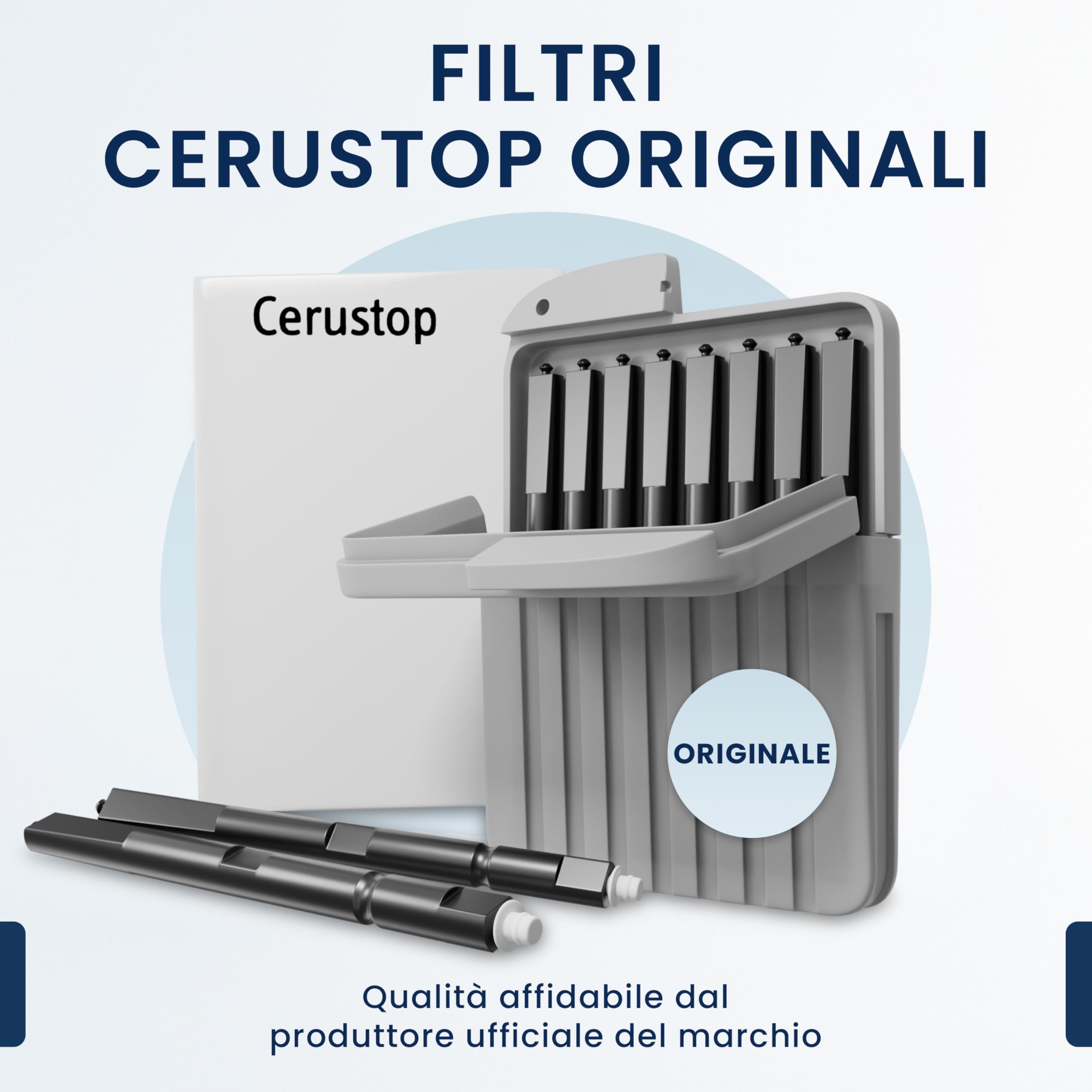Original Cerustop Filtri per Apparecchi Acustici (5 Pack, 40 Pezzi) – Filtri Cerume Premium | Compatibili con Phonak, Widex, Unitron, Resound, Hansaton e Audio Service – Accessori Apparecchi Acustici